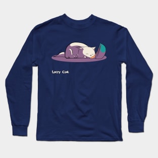 Lazy Cat (Hungry) Long Sleeve T-Shirt